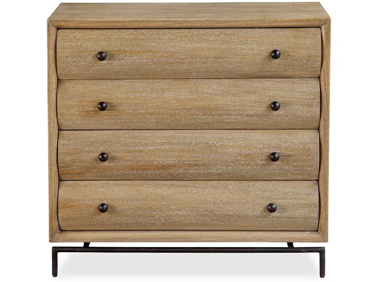 Uttermost Bedroom Millard Curved 4 Drawer Chest 50122 at Norwood Furniture