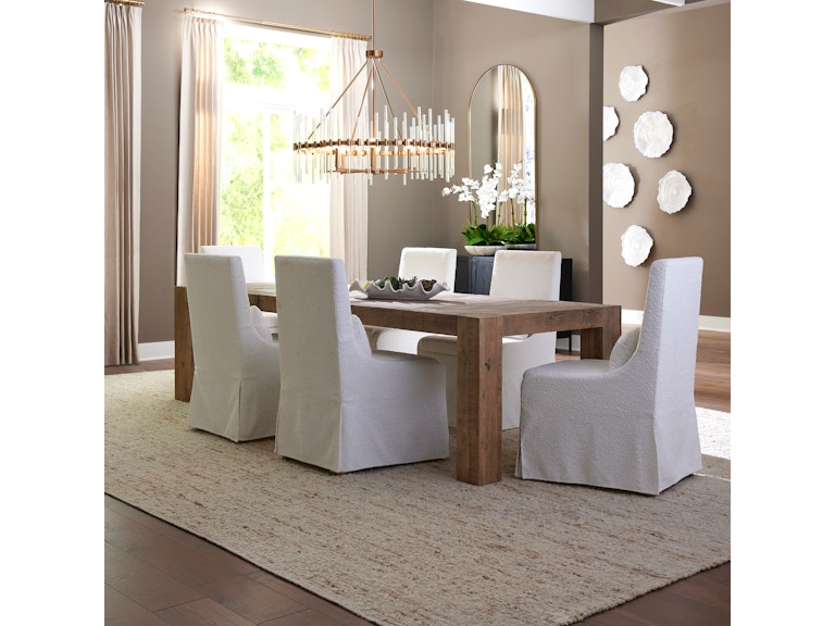 Uttermost Casual Dining Aldan Reclaimed Oak Dining Table 25217 At Norwood Furniture