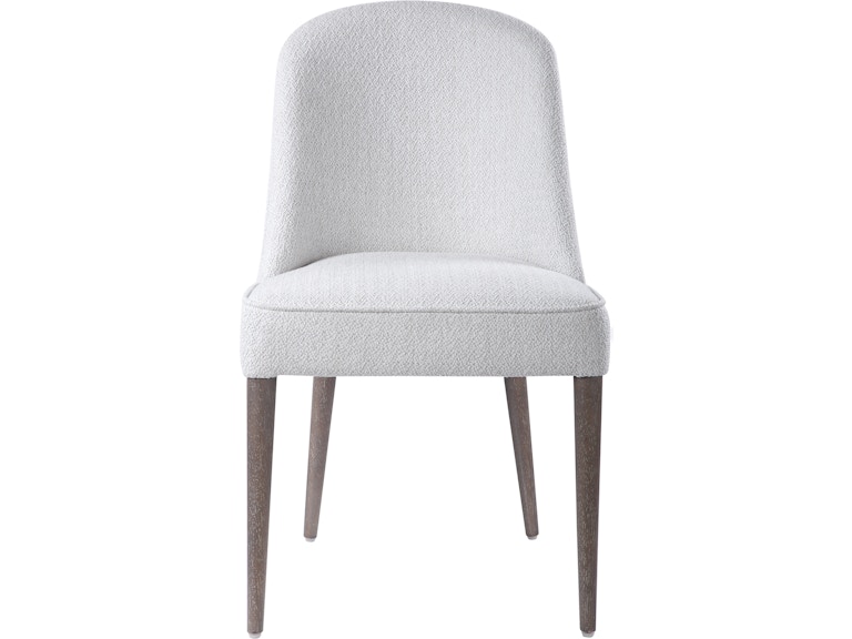 Uttermost Casual Dining Brie Armless Chair White Set Of 2 23558-2 At Norwood Furniture