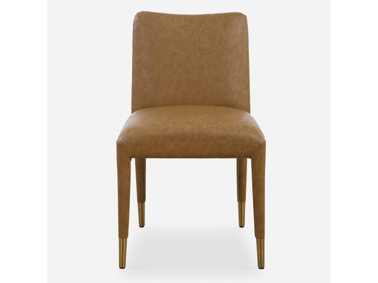 Uttermost Casual Dining Conifer Dining Chair Camel Set/2 23900-2 at Norwood Furniture