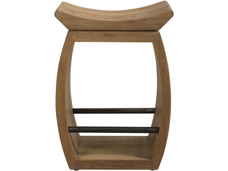 Uttermost Casual Dining Connor Modern Wood Counter Stool 24988 At Norwood Furniture
