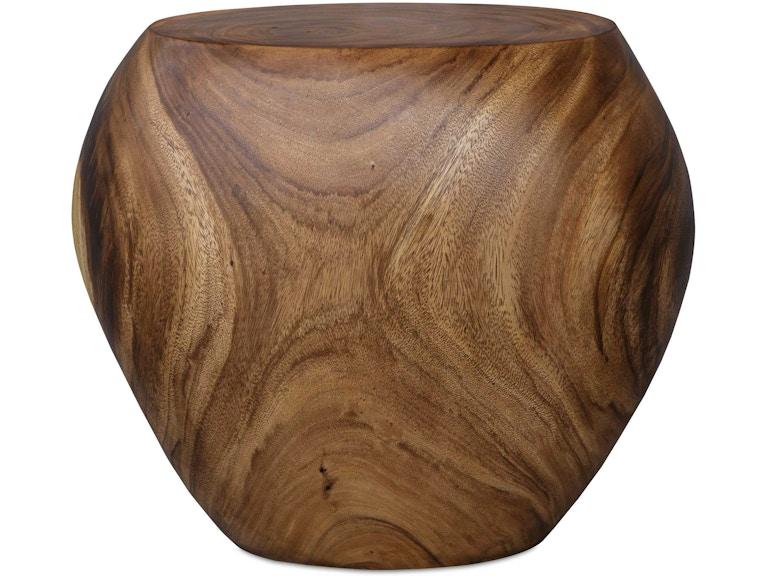 Uttermost Casual Dining Lomas Solid Wood Accent Stool 50172 at Norwood Furniture
