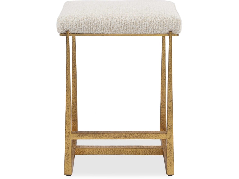 Uttermost Casual Dining Midas Gold Counter Stool 53030 at Norwood Furniture
