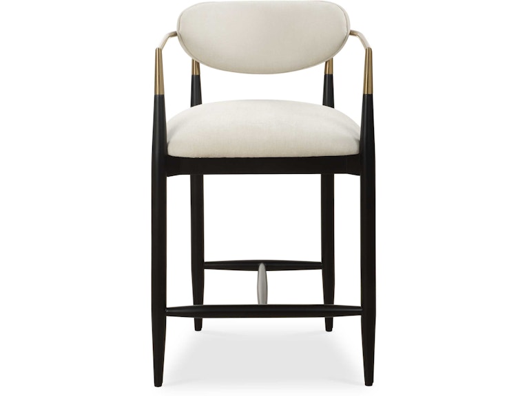 Uttermost Casual Dining Moxie White Counter Stool 23928 at Norwood Furniture