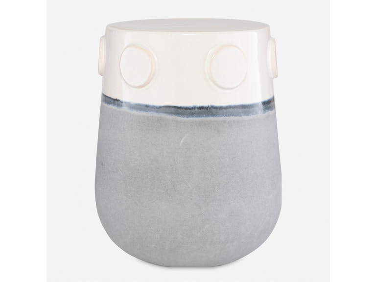 Uttermost Casual Dining Mulvane Ceramic Garden Stool 50004 at Norwood Furniture