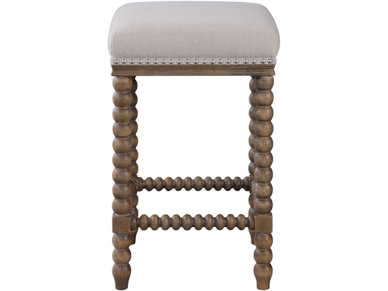 Uttermost Casual Dining Pryce Wooden Counter Stool 23495 at Norwood Furniture