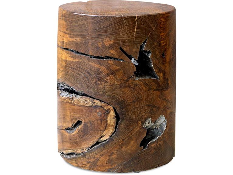 Uttermost Casual Dining Rafe Wooden Accent Stool 50157 at Norwood Furniture