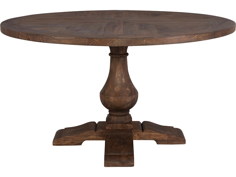 Uttermost Casual Dining Stratford Wood Round Dining Table 22926 At Norwood Furniture