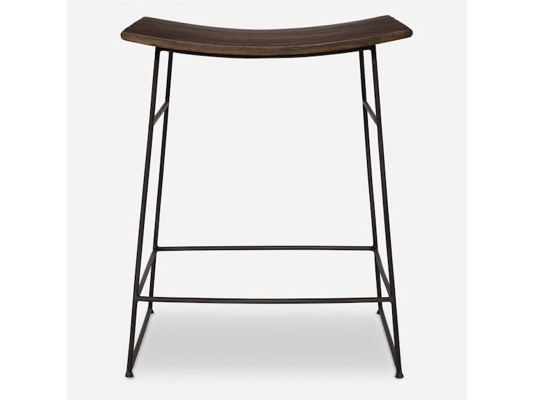 Uttermost Casual Dining Thura Walnut Counter Stool 25299 at Norwood Furniture