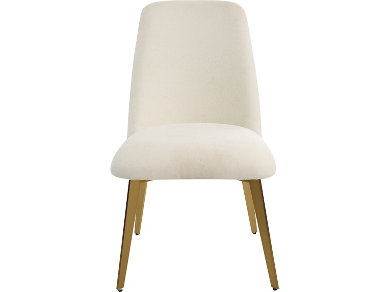 Uttermost Casual Dining Vantage Off White Fabric Dining Chair 23262 at Norwood Furniture