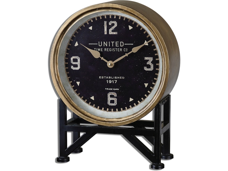Uttermost Clocks Shyam Table Clocks 06094 at Norwood Furniture