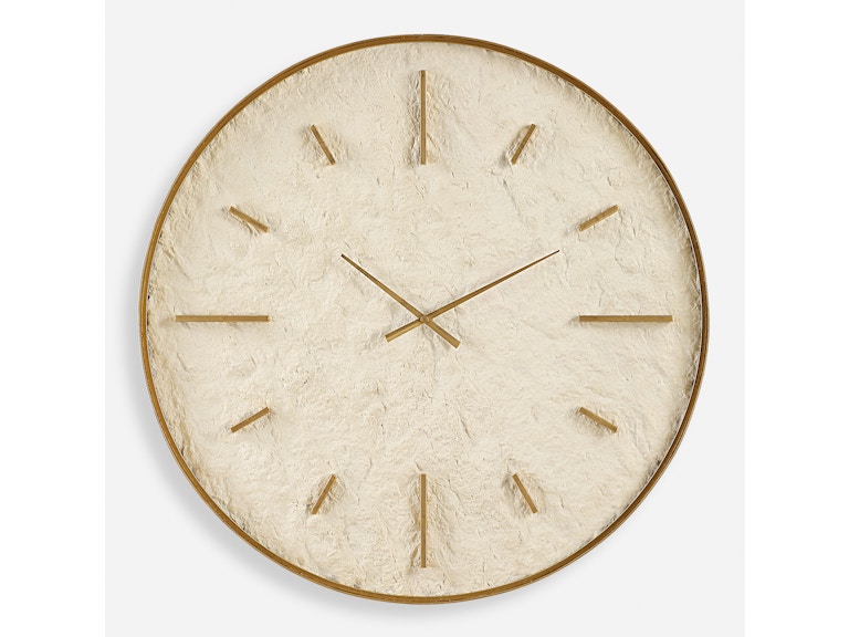 Uttermost Clocks Stone Serenity Wall Clock 06467 at Norwood Furniture Uttermost Clocks Stone Serenity Wall Clock 06467 at Norwood Furniture