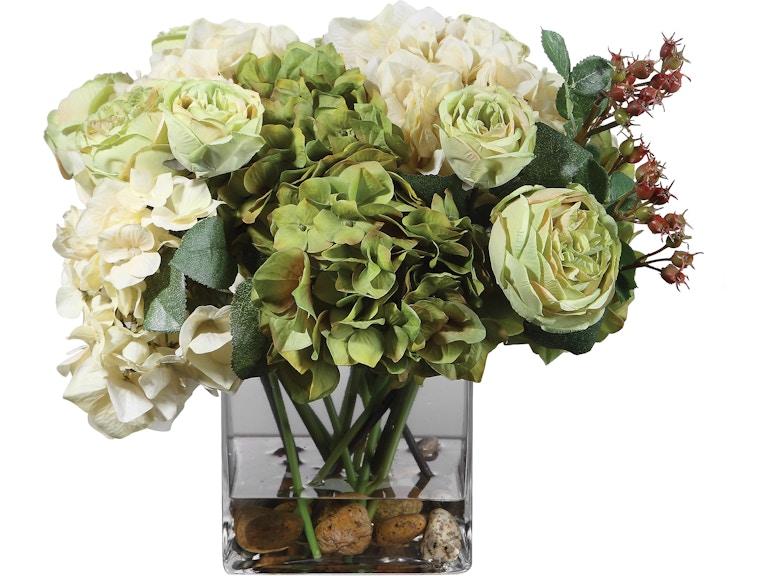 Uttermost Flowers and Plants Cecily Hydrangea Bouquet 60155 at Norwood Furniture