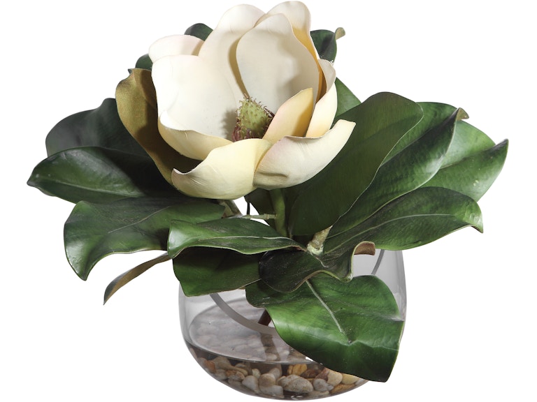Uttermost Flowers and Plants Celia Silk Magnolia Accent 60144 at Norwood Furniture
