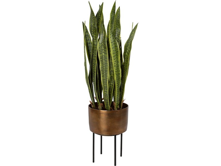 Uttermost Flowers and Plants Fasita Brass Planter 2 Cartons 60185 at Norwood Furniture