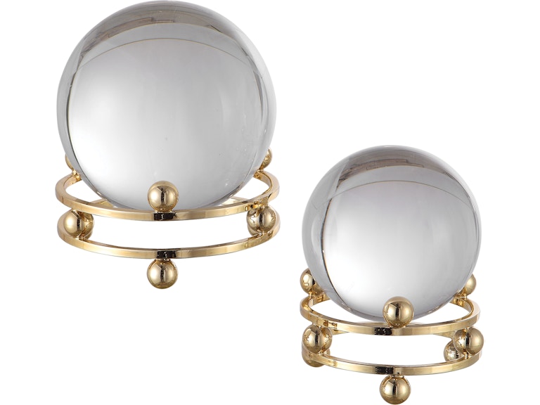 Uttermost Home Accents Alega Spheres Set/2 17566 At Norwood Furniture