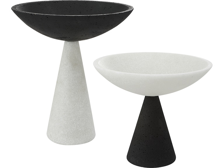 Uttermost Home Accents Antithesis Marble Bowls Set/2 18012 at Norwood Furniture
