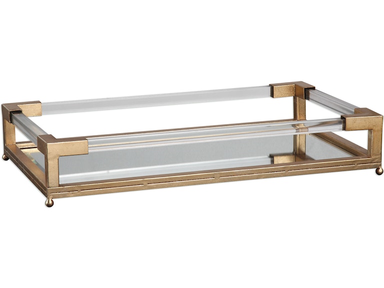 Uttermost Home Accents Balkan Mirrored Tray 18706 at Norwood Furniture Uttermost Home Accents Balkan Mirrored Tray 18706 at Norwood Furniture
