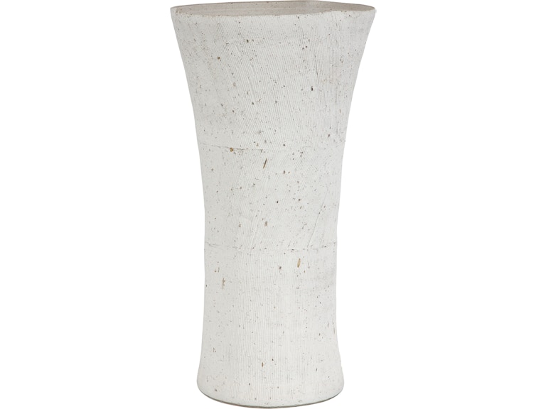 Uttermost Home Accents Floreana Tall White Vase 18105 at Norwood Furniture