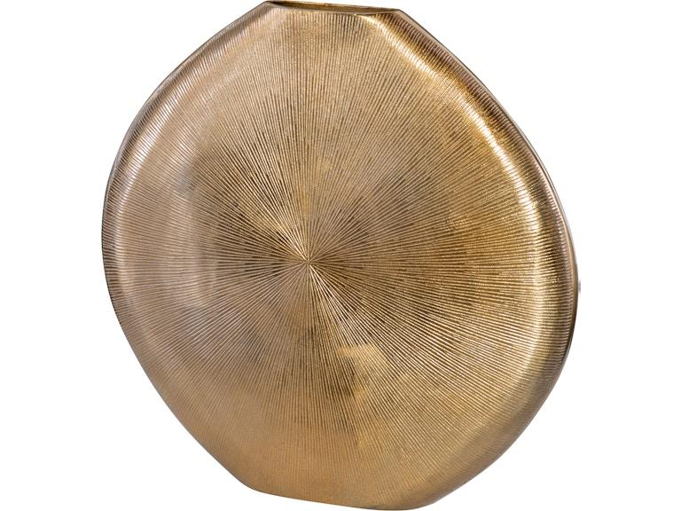 Uttermost Home Accents Gretchen Gold Vase 17598 at Norwood Furniture