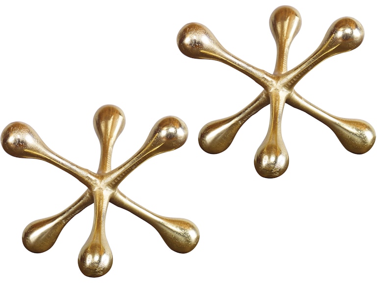 Uttermost Home Accents Harlan Brass Objects Set/2 18964 at Norwood Furniture Uttermost Home Accents Harlan Brass Objects Set/2 18964 at Norwood Furniture