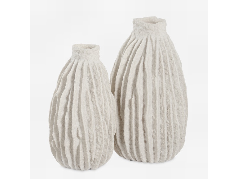 Uttermost Home Accents Ivory Ridge Vases Set/2 18200 at Norwood Furniture