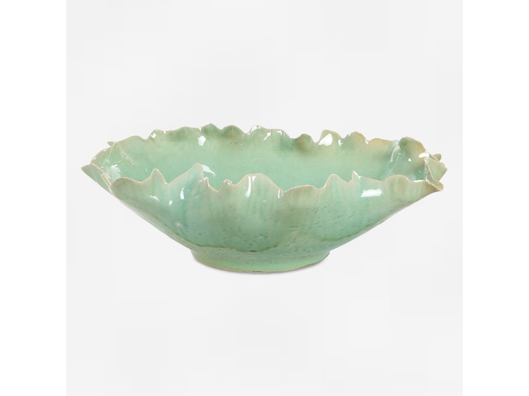 Uttermost Home Accents Lila Green Glass Bowl 18226 at Norwood Furniture