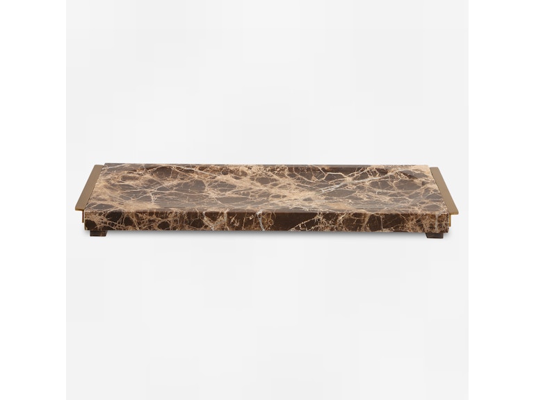 Uttermost Home Accents Marble Tray Crest 18224 at Norwood Furniture