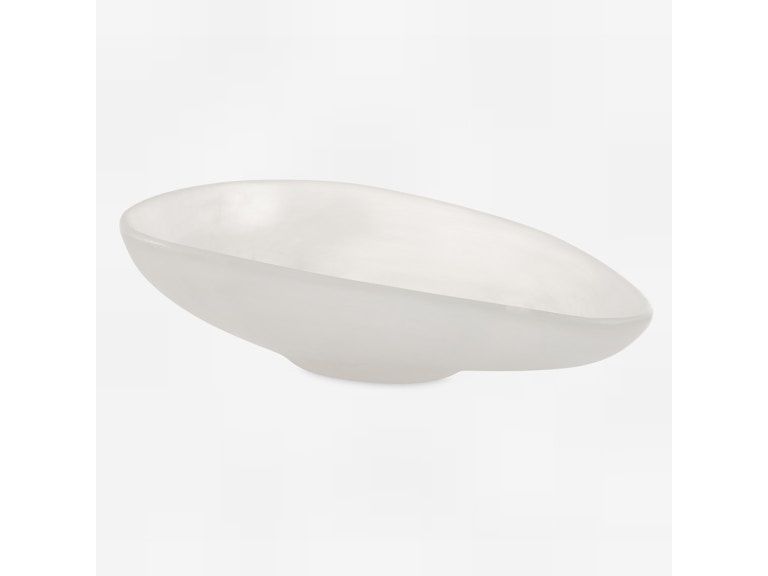 Uttermost Home Accents Marchena White Bowl 18220 at Norwood Furniture