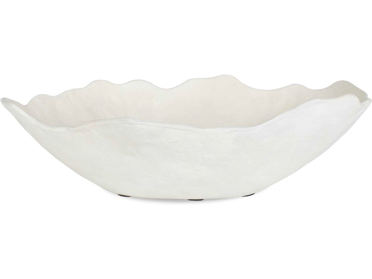 Uttermost Home Accents Obscura Warm White Outdoor Bowl 18275 at Norwood Furniture
