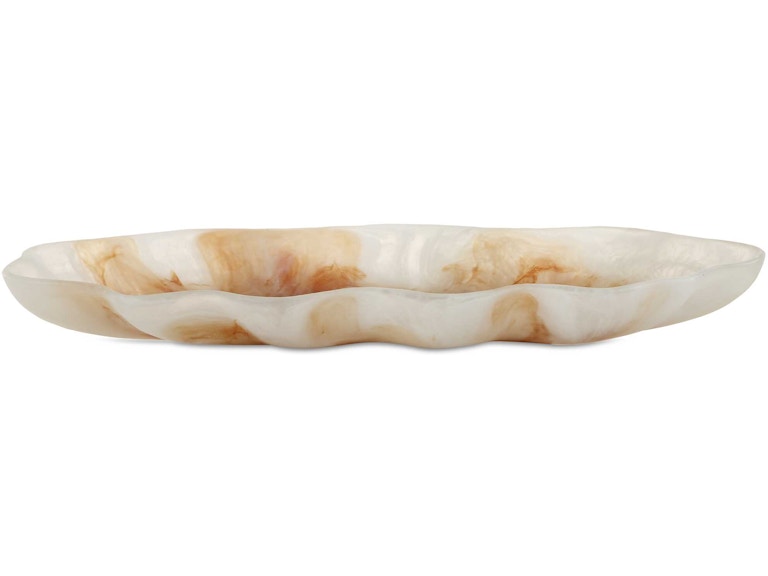 Uttermost Home Accents Organic Elegance Wavy Oval Bowl 18262 at Norwood Furniture