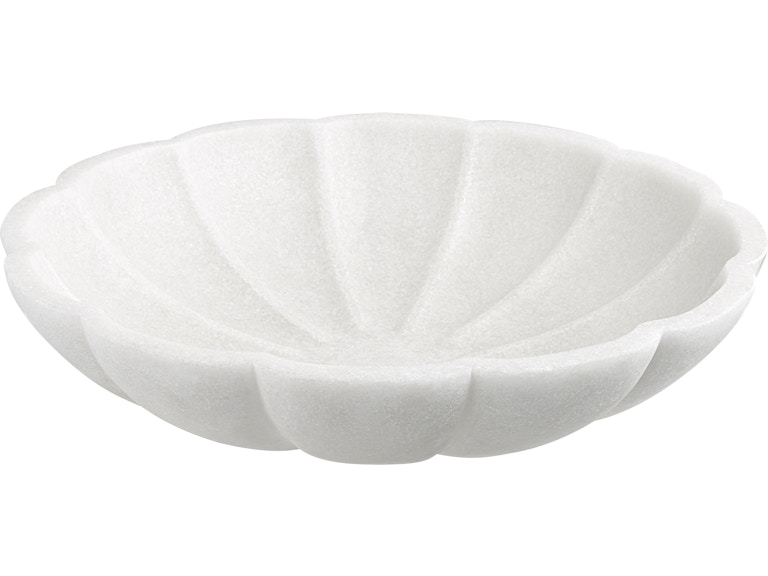 Uttermost Home Accents Petal Ivory Ricestone Bowl 18034 at Norwood Furniture