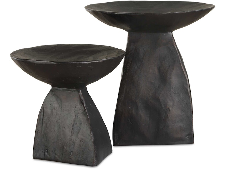 Uttermost Home Accents Shadow Pedestal Bowls Set/2 18281 at Norwood Furniture