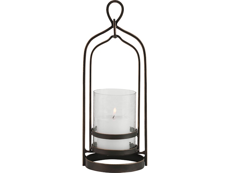 Uttermost Home Accents Shepherd Bronze Candleholder 18041 at Norwood Furniture