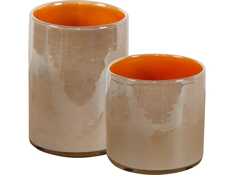 Uttermost Home Accents TANGELO VASES S/2 17976 at Norwood Furniture Uttermost Home Accents TANGELO VASES S/2 17976 at Norwood Furniture