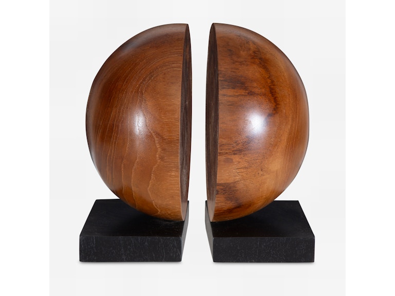 Uttermost Home Accents Teak And Noir Bookends Set/2 17128 at Norwood Furniture