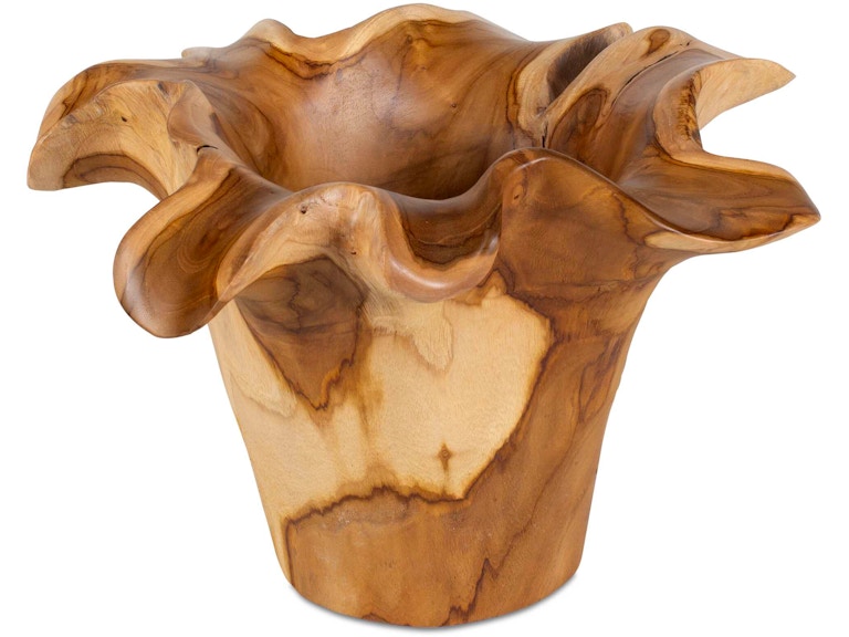 Uttermost Home Accents Teak Flow Natural Outdoor Bowl 17134 at Norwood Furniture