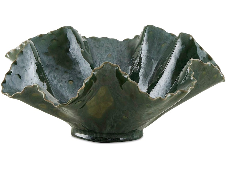 Uttermost Home Accents Verdant Bloom Emerald Outdoor Bowl 18252 at Norwood Furniture