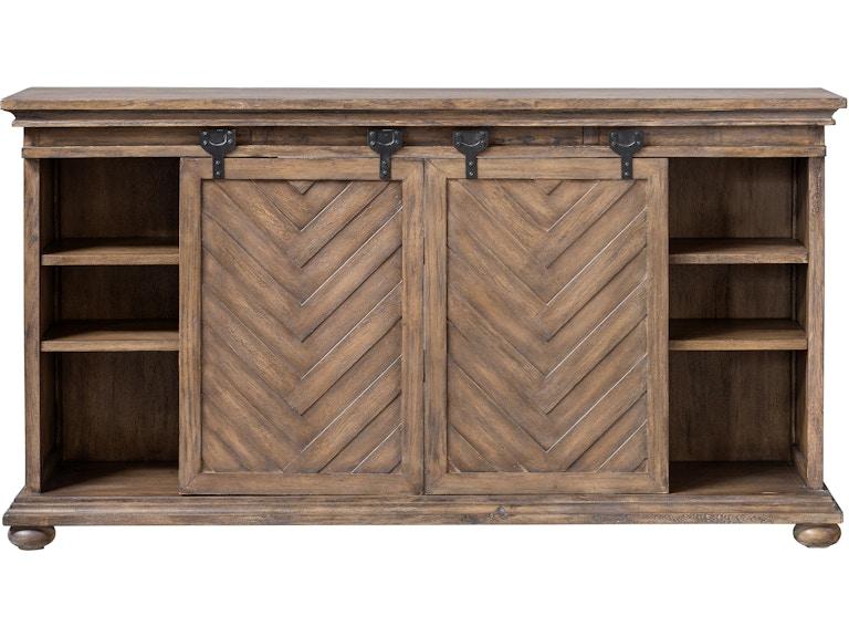 Uttermost Home Entertainment Primalia Barn Door Media Console 25445 at Norwood Furniture