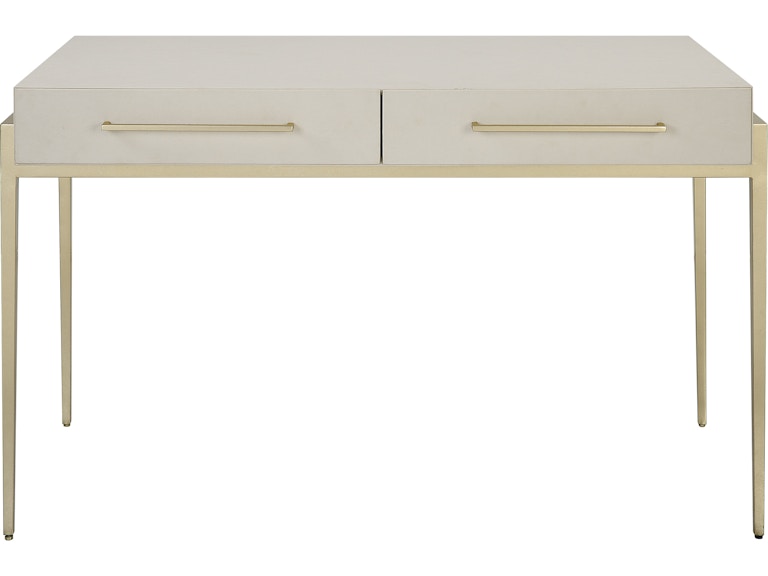 Uttermost Home Office Jewel Modern White Desk 22900 at Norwood Furniture