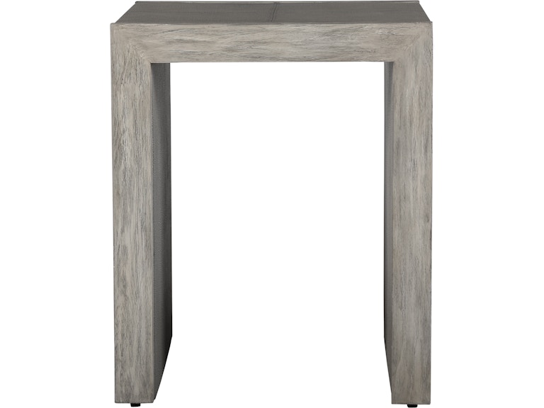 Uttermost Living Room Aerina Modern Gray End Table 25214 at Norwood Furniture