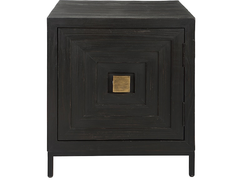 Uttermost Living Room Aiken Geometric Cabinet/End Table 25290 at Norwood Furniture