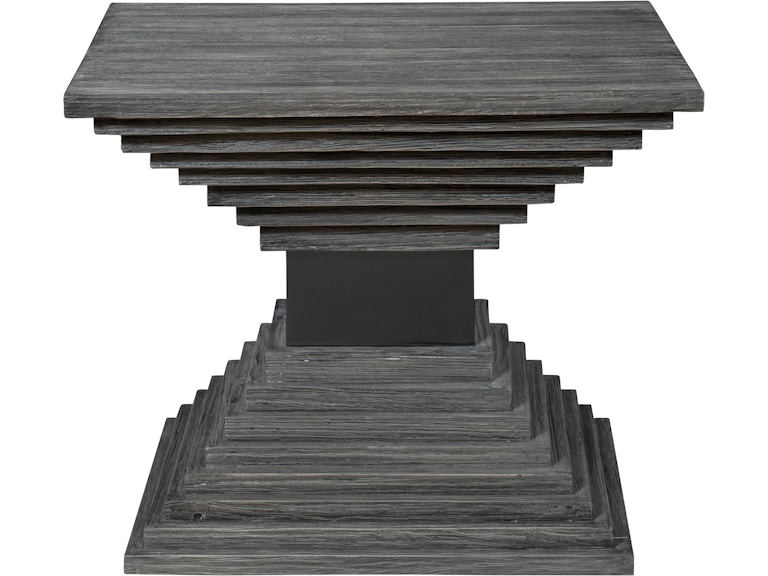 Uttermost Living Room Andes Wooden Geometric Accent Table 25288 at Norwood Furniture