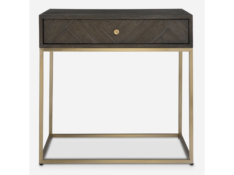 Uttermost Living Room Armistead Walnut Side Table 24989 at Norwood Furniture