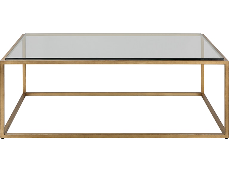 Uttermost Living Room Bravura Gold Coffee Table 25195 at Norwood Furniture
