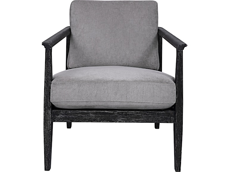 Uttermost Living Room Brunei Modern Gray Accent Chair 23657 at Norwood Furniture