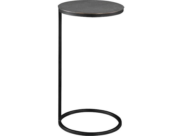 Uttermost Living Room Brunei Nickel Accent/Drink Table 25261 at Norwood Furniture