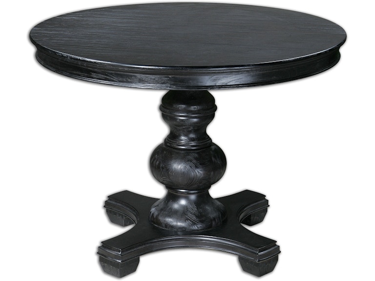 Uttermost Living Room Brynmore Wood Grain Round Table 24310 at Norwood Furniture
