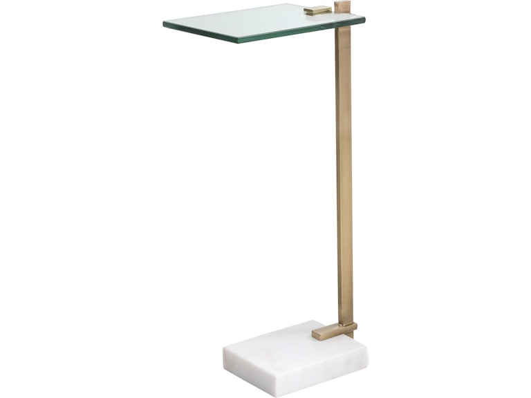 Uttermost Living Room Butler Brass Accent Table 25136 at Norwood Furniture