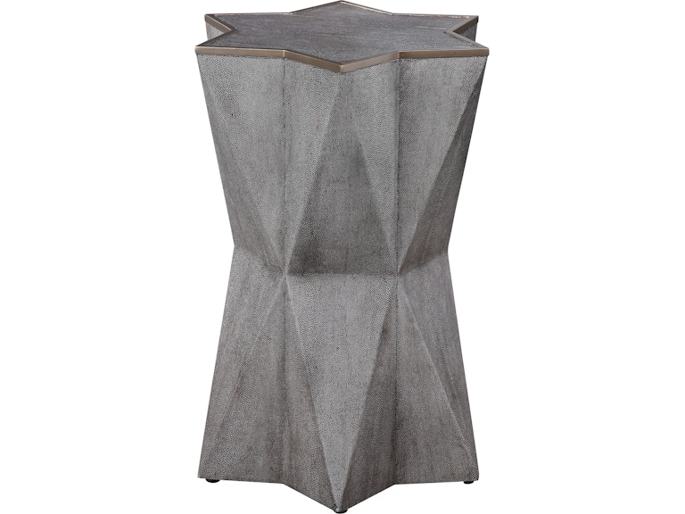 Uttermost Living Room Capella Gray Accent Table 24948 at Norwood Furniture